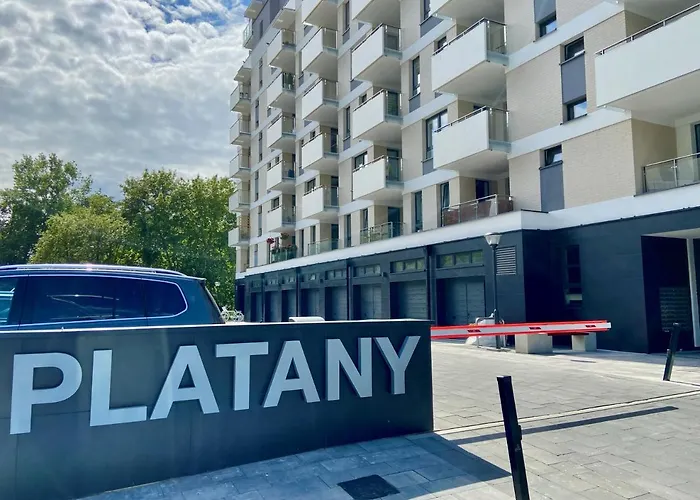 Komfortowy apartament z balkonem 'Platany' Kołobrzeg