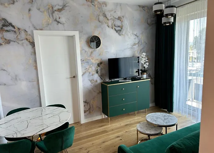 Brand New !!! Baltic Marina Residence Sauna & Fitness Apartments- Royal Green Apartments, Ferienwohnung Polnische Ostsee Kołobrzeg