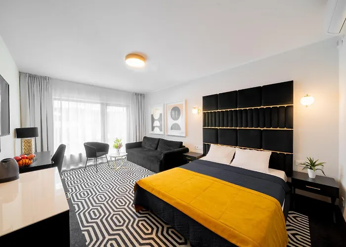 Rosa-Modern Studio 29M2 Ac, Netflix, Ps4, Pool, Sauna Kołobrzeg