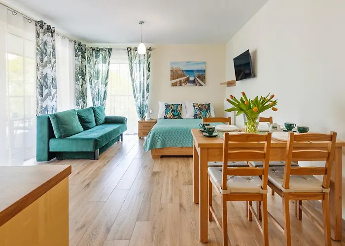 Green Apartment Pool Sauna Fitness Parking Free Kołobrzeg