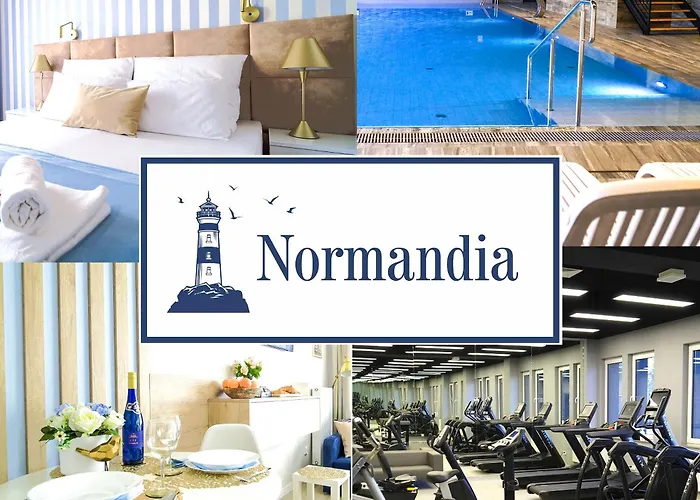 Lulu Apartments - NORMANDIA - Apartament z klimatyzacją blisko morza, basen siłownia parking Kołobrzeg