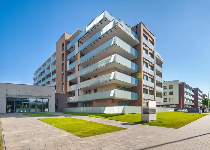 Apartamenty Kasprowicza -Basen, Parking, Bawialnia, Siłownia w CENIE -Holiday City Kołobrzeg