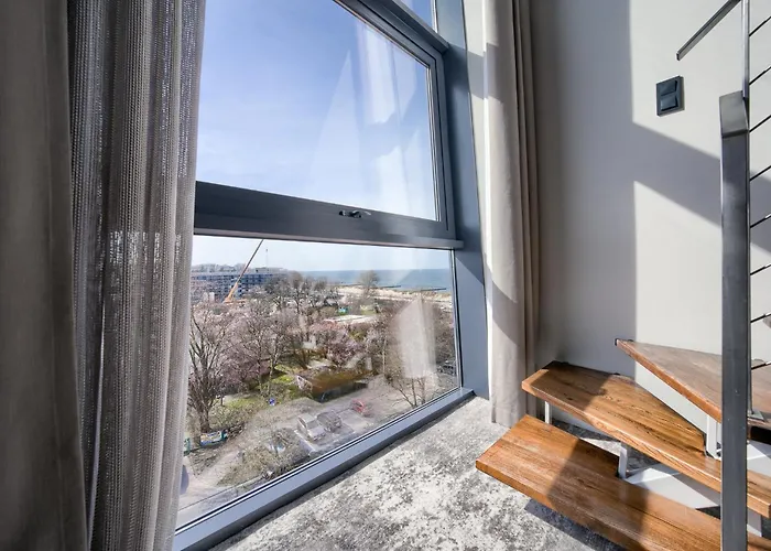 ApartamentyPrzyMorzu Marine***** apartament dwupoziomowy z widokiem na morze Kołobrzeg