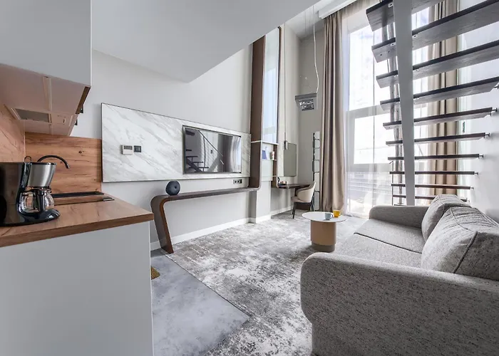 ApartamentyPrzyMorzu Marine***** apartament dwupoziomowy z widokiem na morze Kołobrzeg