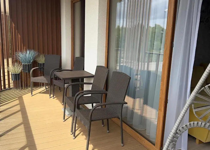 Apartament Moonlight z basenem i parkingiem - Resorts Plażowa - Holiday City Kołobrzeg
