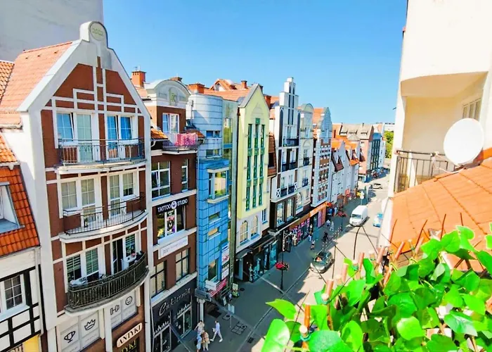 Apartament Heart Of Kolobrzeg With Terrace & Old Town View