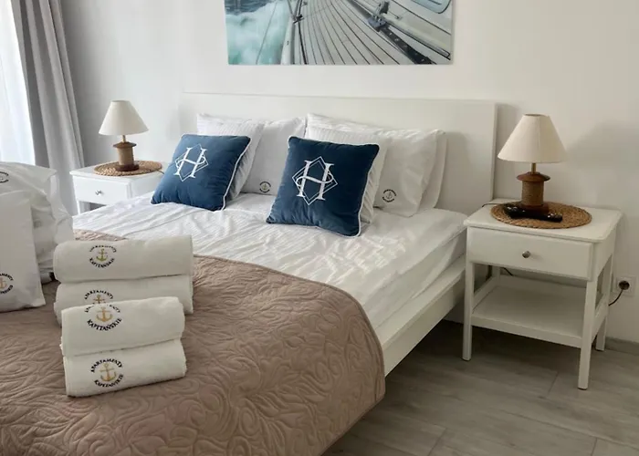 Apartamenty Kapitańskie Kasprowicza 20A taras basen jacuzzi sauny grota solna Kołobrzeg