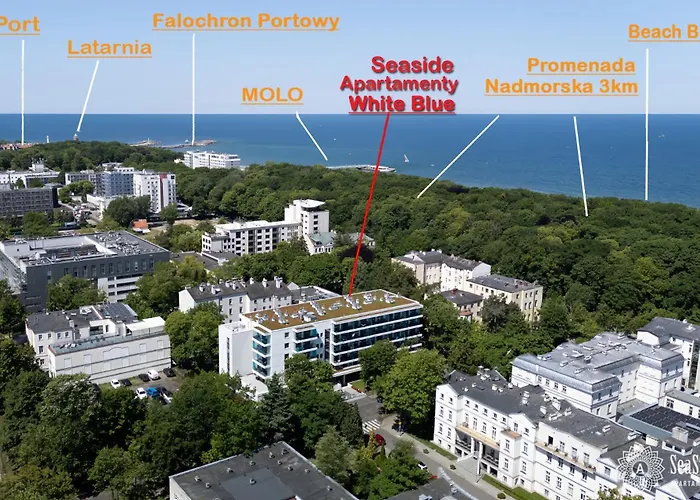 WHITEBLUE I Seaside Apartamenty ul Konopnickiej Kołobrzeg SAUNA&FITNESS&BAWIALNIA DLA DZIECI&ROWEROWNIA - w cenie pobytu