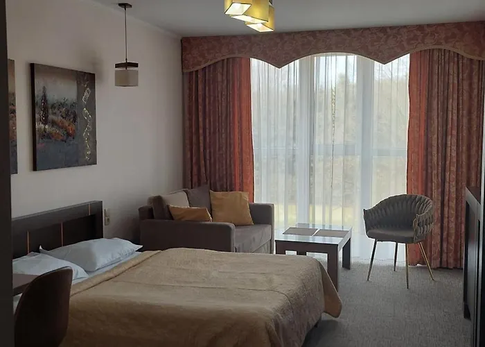 Apartament Diva Rosa - Panorama z aneksem kuchennym Kołobrzeg