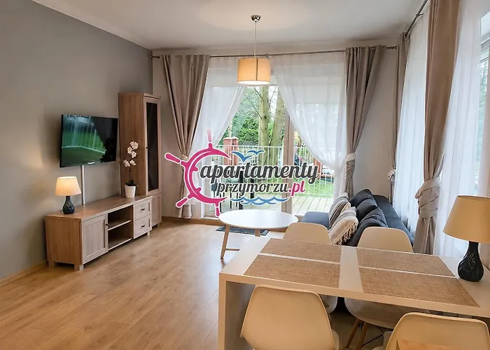 ApartamentyPrzyMorzu 010 z Basenem Tarasem i Ogródkiem Kołobrzeg
