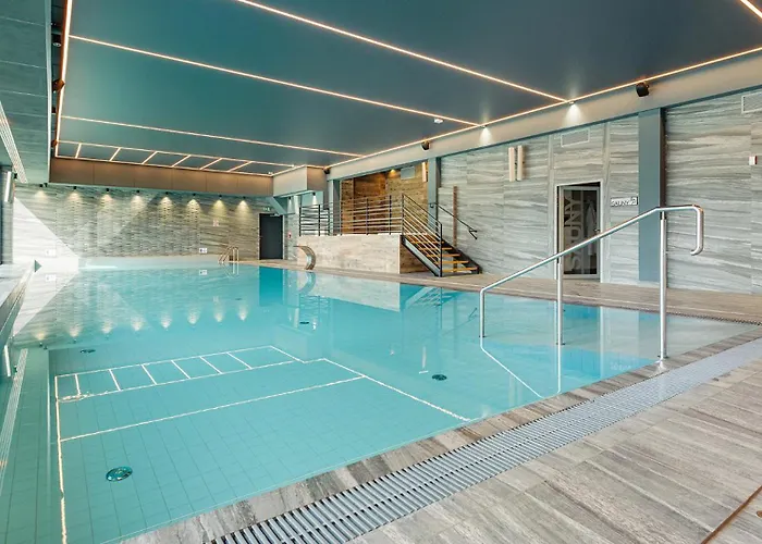 Apartamenty Kapitańskie Kasprowicza 20A taras basen jacuzzi sauny grota solna Kołobrzeg