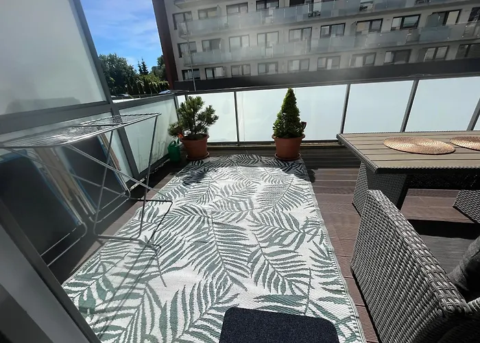 Apartamenty Kapitańskie Kasprowicza 20A taras basen jacuzzi sauny grota solna Kołobrzeg