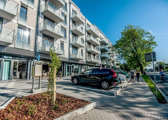 Apartament Blue Mare Solna 104, blisko morza, RCK, PKP Kołobrzeg